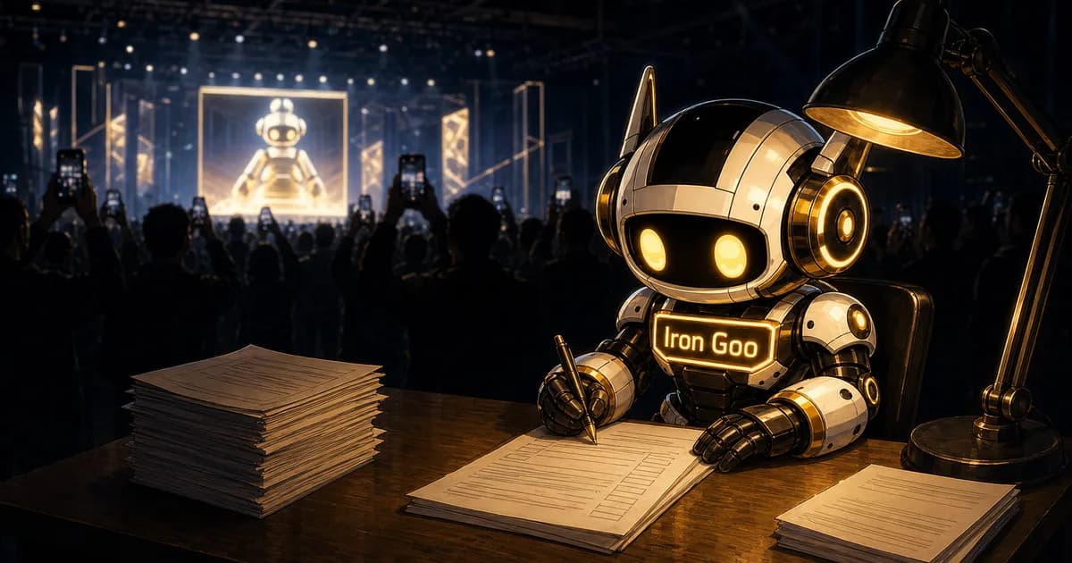 Iron Goo blog featured image contrasting a flashy AI demo with the unglamorous fix that gives an owner real time back.