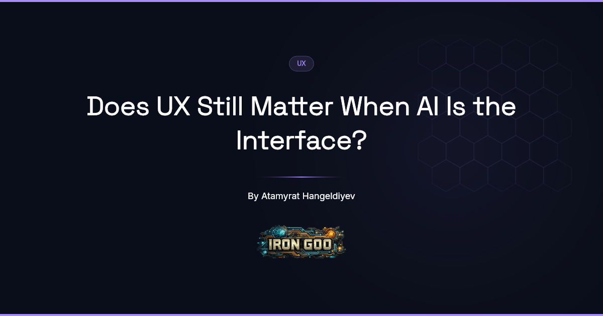Branded Iron Goo guide card on whether a small business website still decides the sale after AI does the research